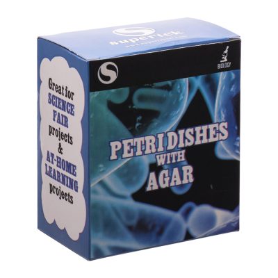Plastic Petri  Dish, Set of 3 w/agar - Image 4